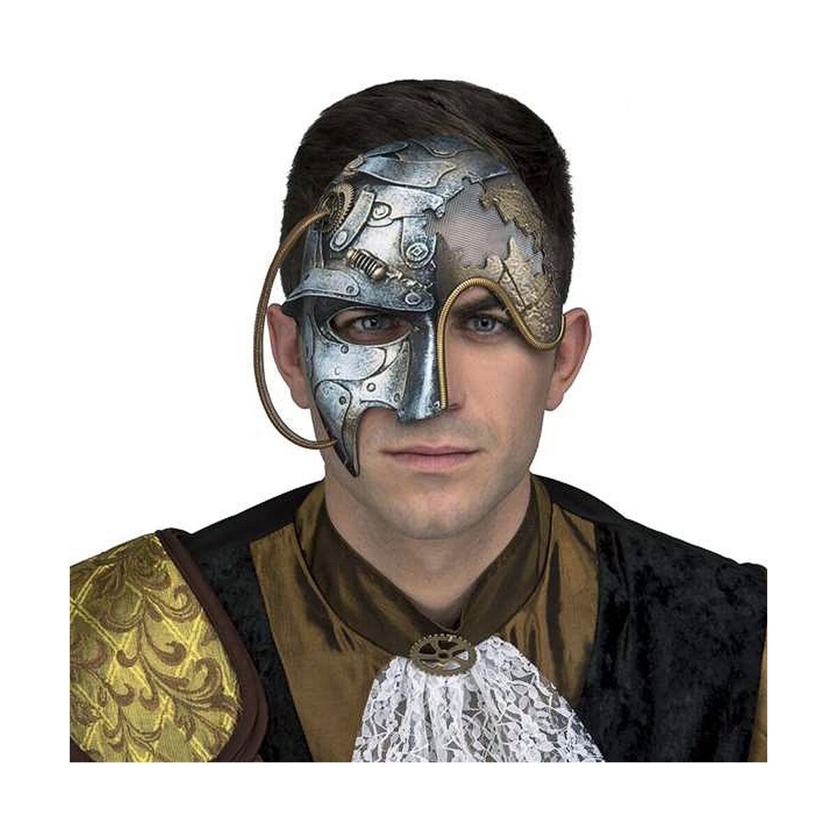 Mask My Other Me Steampunk Silver Steampunk One size